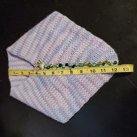 Handmade and Beaded Neck Collar Scarf - Picture 5 of 8